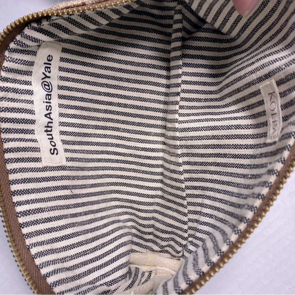 South Asia at Yale cosmetic bag with zipper